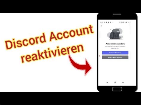 Deaktivierten Discord Account Wiederherstellen Anleitung YouTube