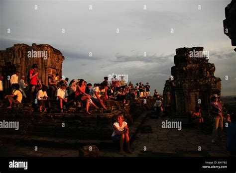 Phnom Bakheng A Temple Mountain And Popular Sunset Spot In The Angkor