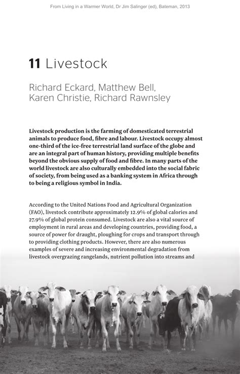 (PDF) Livestock Production