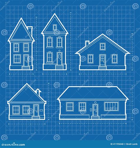 House Blueprints stock illustration. Illustration of plan - 41195048