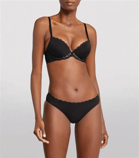 Womens Calvin Klein Black Seductive Comfort Bikini Briefs Harrods Uk