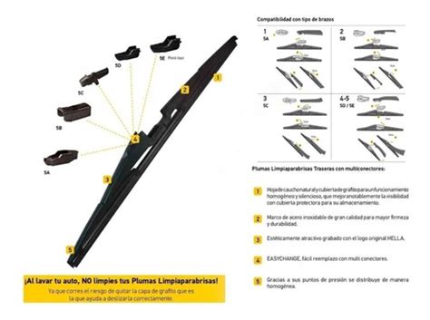 Plumas Limpaparabrisas Spark Hella Pz Afinatuauto