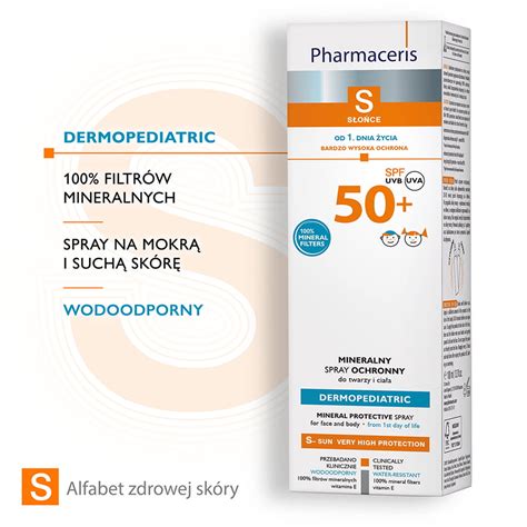 Pharmaceris S Dermopediateic Spf Mineralny Spray Ochronny Od Dnia