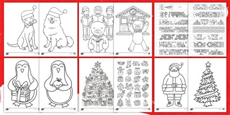 Christmas Colouring Sheets Ks1 Coloring Pages For Kids