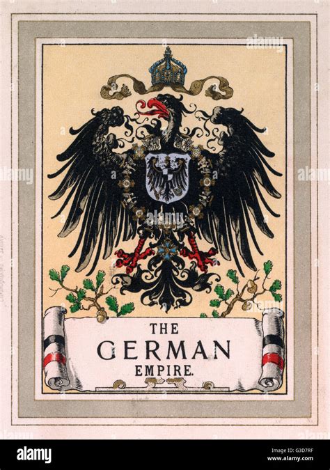 The Coat of Arms of The German Empire Stock Photo - Alamy