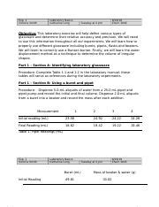 Chem Lab Exp Docx Exp Victoria Smith Laboratory Basics