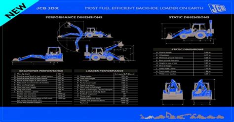 Jcb 3dx Specifications Sheet Pdf Document