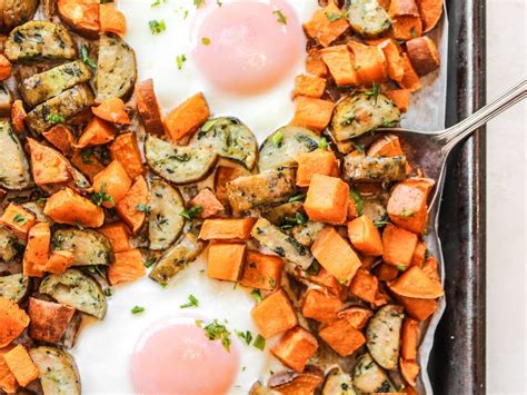 Sheet Pan Sweet Potato Breakfast The Whole Cook