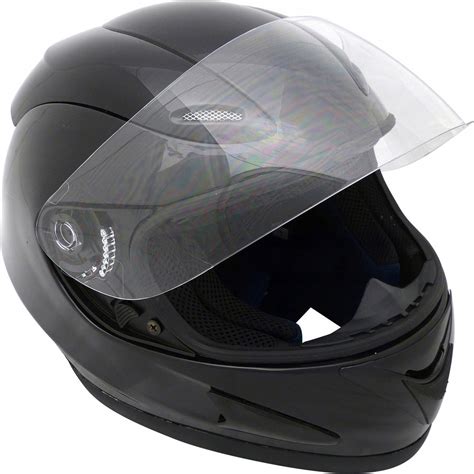 Kask Motocyklowy Czarny Na Skuter Motor Z Szyb L Za Z Z Apy