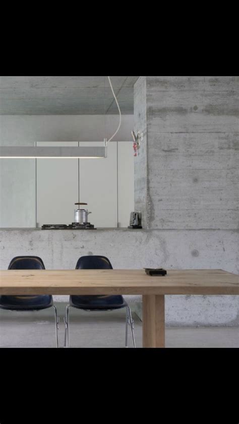 Pin 3 Industrial Looking Kitchen Featuring Concrete Walls Floors And