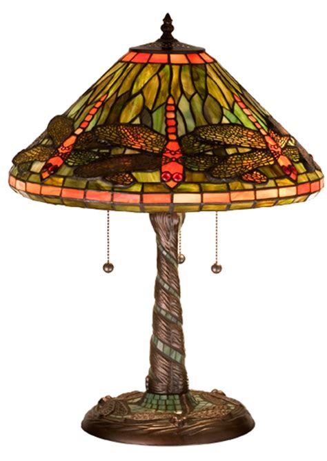 Meyda Custom 27812 Tiffany Dragonfly Tiffany Mahogany Bronze Lighting