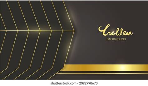 Black Gold Gradient Background Stock Vector (Royalty Free) 2092998673 | Shutterstock