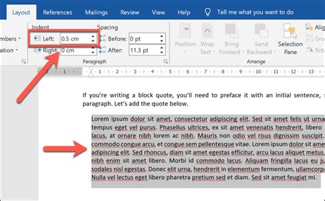 How To Add Block Quotes In Microsoft Word