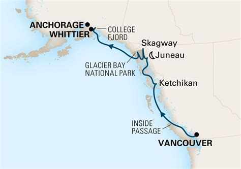 Glacier Discovery Northbound - Holland America (7 Night Cruise from ...