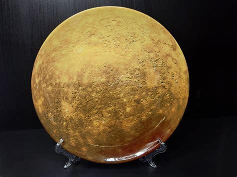 Декоративная тарелка [«Планета Меркурий»] [25 см] - Космический декор ...