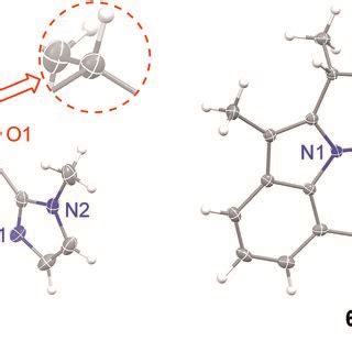 X Ray Crystal Structures Of I And J Thermal Ellipsoids Are Drawn At