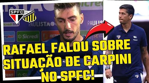 INACREDITÁVEL TORCIDA DETONA E RAFAEL FALA SOBRE CARPINI NO FINAL DO