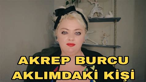 Akrep Burcu Tarot Akrep Burcu Aklımdaki Kişi Tarot Tv YouTube