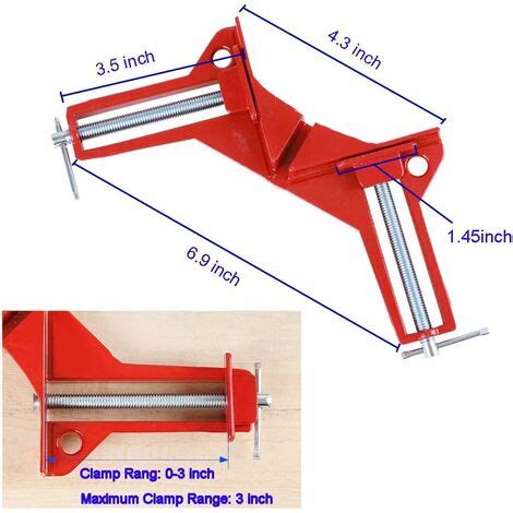 Pince Angle Droit Degr S Pour Le Travail Du Bois Pcs Presses D