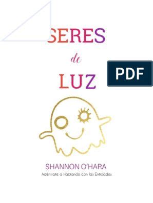 An Image Of A Book Cover With The Words Seres De Luz On It