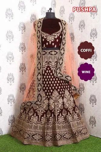 Heavy Embroidered Bridal Lehenga At Rs 5100 कढ़ाई वाला दुल्हन का