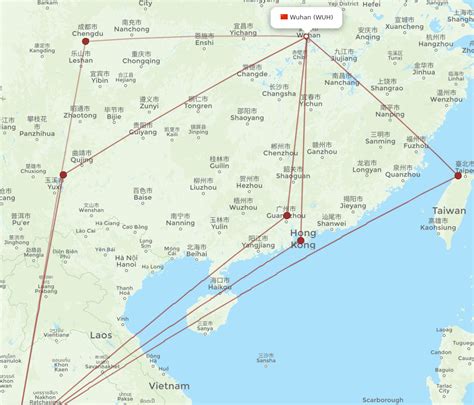 All Flight Routes From Wuhan To Bangkok Wuh To Bkk Flight Routes