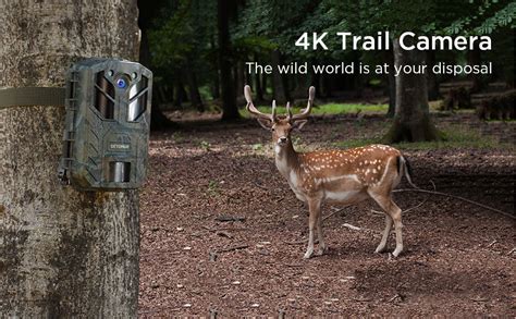 CEYOMUR Wildlife Camera 4K 36MP HD Trail Camera With 40pcs IR LEDs