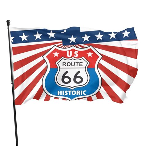 American Flag Highway 66 Flag 90x150cm Flags Aliexpress