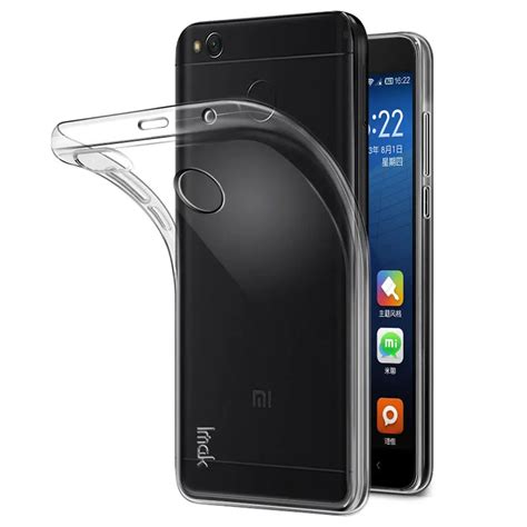 Clear Soft Silicone TPU Case For Xiaomi Redmi 4X Cases Cover