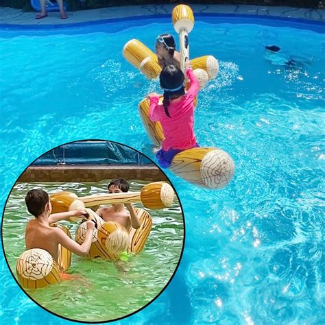 Inflatable Floating Row Toys Inflatable Pool Floats Water Slides