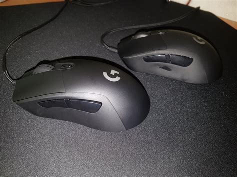 G403 after 2 years of usage vs new G403 Hero : r/MouseReview