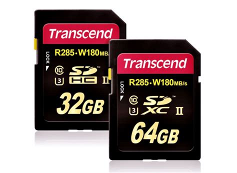 Transcend, schede SDHC/SDXC UHS-II U3 per il 4k | Mondotechblog
