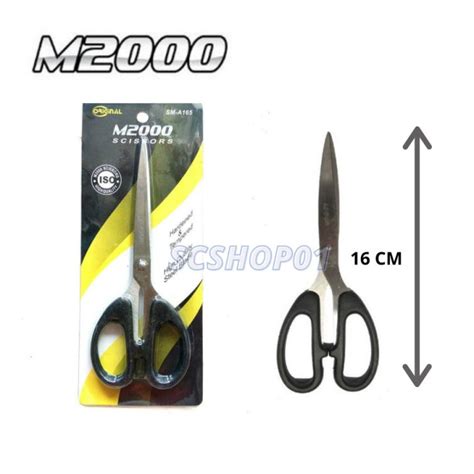 Gunting Kertas Besar Hitam Cm M Stainless Steel Scissors Sm A