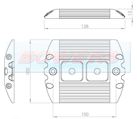 Labcraft 12v 24v Superlux SI3 2 LED Interior Light H Bowers