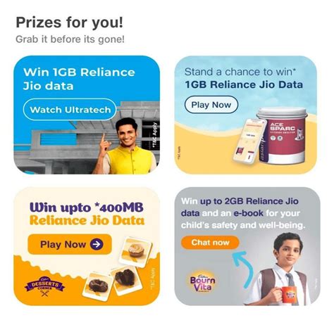 Instant Upto Gb Free Jio Data From Bournvita Back To School Program