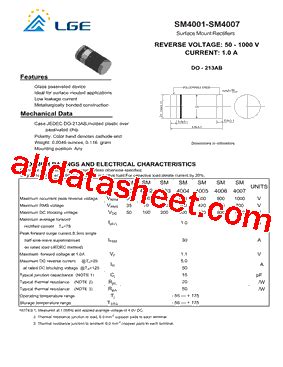 Sm Datasheet Pdf Shenzhen Luguang Electronic Technology Co Ltd