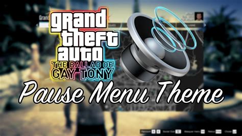 Gta Tbogt Pause Menu Theme V Gta Mod