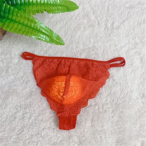 Hommes Sexy Dentelle Pur Pochette G String Bikini Slips String Sous V Tements Eur Picclick Fr