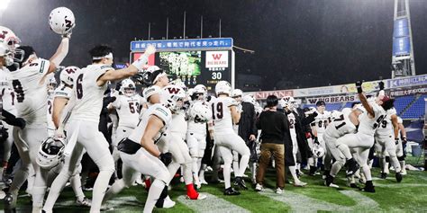 アメフト 早稲田大3年ぶり関東制覇 雨の激闘を地上戦で制し、甲子園ボウルへ一歩 4years 学生スポーツ