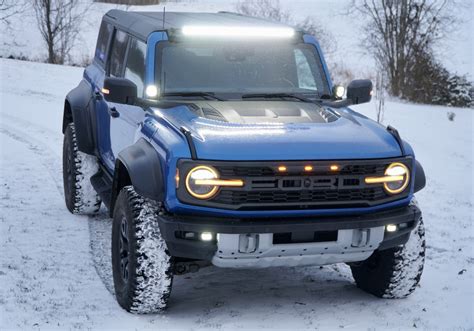 Ford Bronco Raptor With Rigid Lights Looks Ready For Nighttime Off