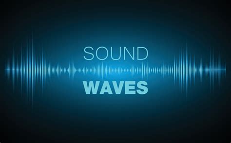 Sound waves oscillating dark light 2712738 Vector Art at Vecteezy