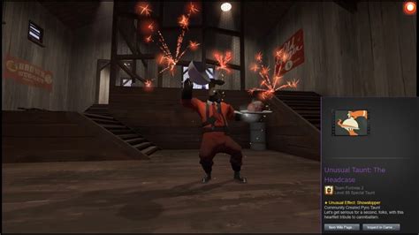 Unusual Taunt Showstopper The Headcase TF2 YouTube