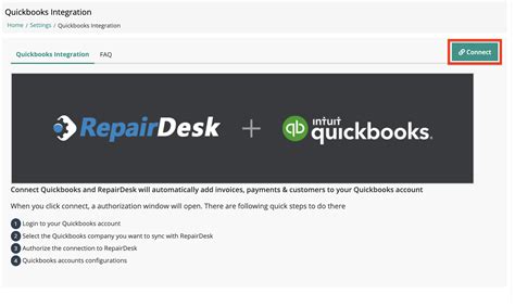 How Can I Integrate Quickbooks With Repairdesk Repairdesk Knowledge Base