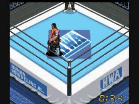 Snes Super Fire Pro Wrestling X Premium Gameplay Featureing The