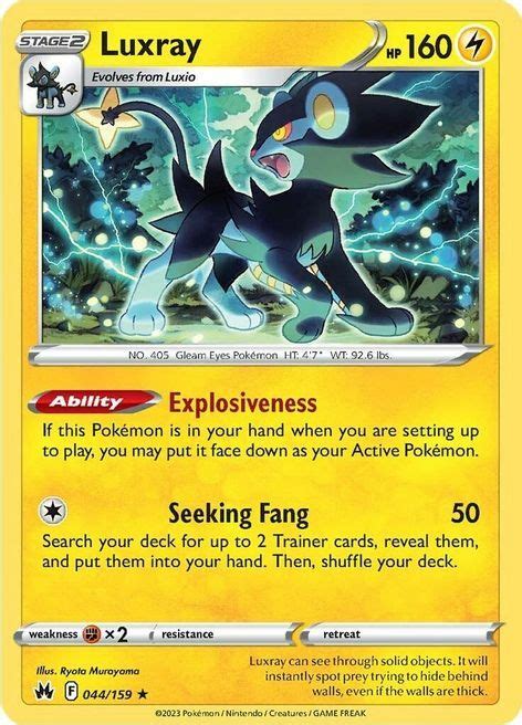 Luxray Crown Zenith Pok Mon Cardtrader