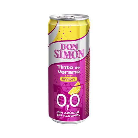 Don Simon Tinto De Verano Sin Alcohol Con Sabor A Lim N Lata De Cl