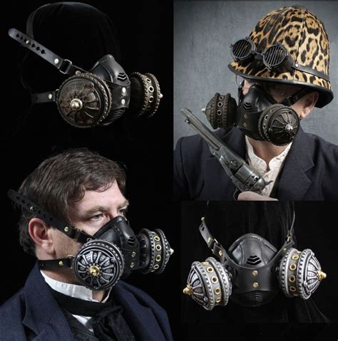 Respirators — Tom Banwell Designs Steampunk Leather Toms Leather