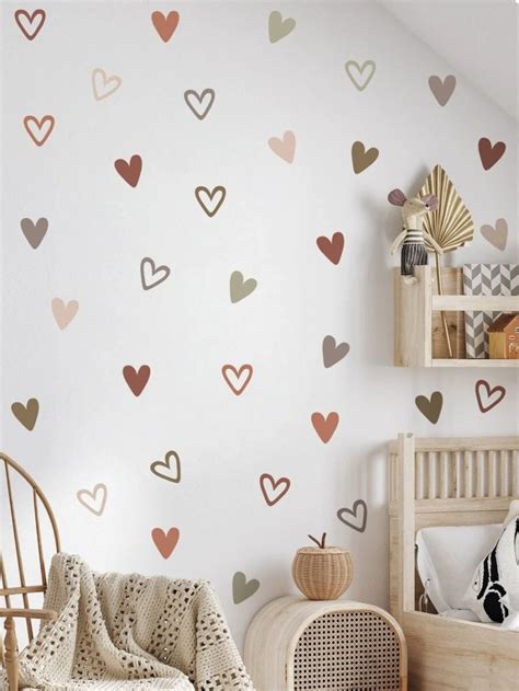 Heart Pattern Wall Sticker - BARTER HUTT