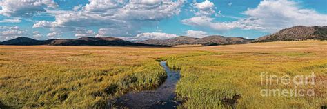 Panorama of Valle Grande and East Fork of the Jemez River and Jemez ...