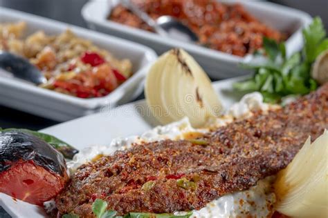 Turkish Adana Urfa Kebap Stock Photo Stock Photo Image Of Dinner